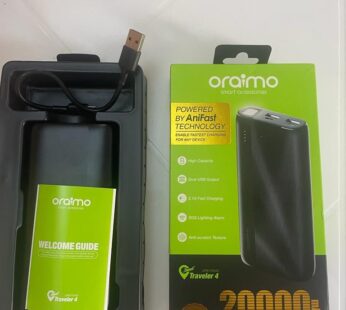 Banque d’alimentation oraimo Traveler 4 20 000 mAh 10,5 W